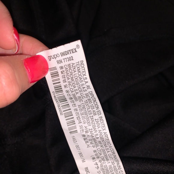 Zara black ruffle dress - Picture 5 of 5